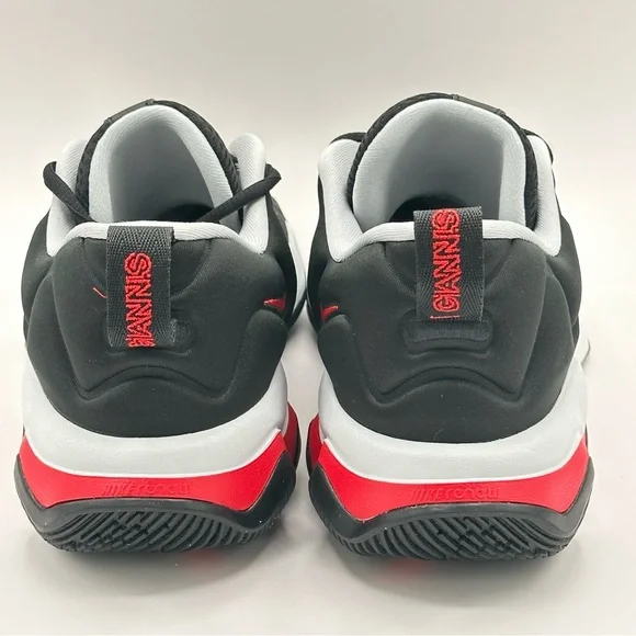 Nike Giannis Immortality 3 Basketball Shoes Red Black DZ7533-004 Men Size 10.5 - Picture 4 of 8